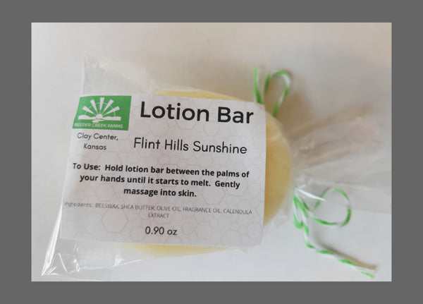 Flint Hills Sunshine Lotion Bar